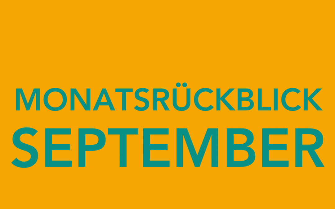 Monatsrückblick September
