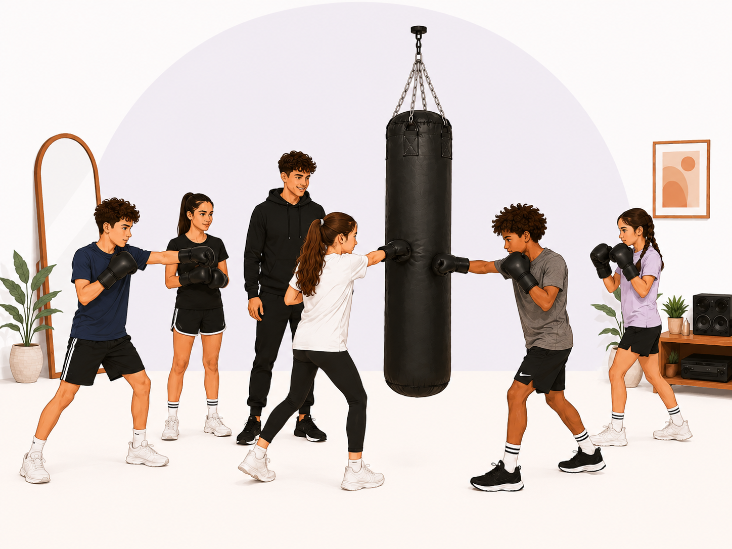 Boxing Jugendlichen