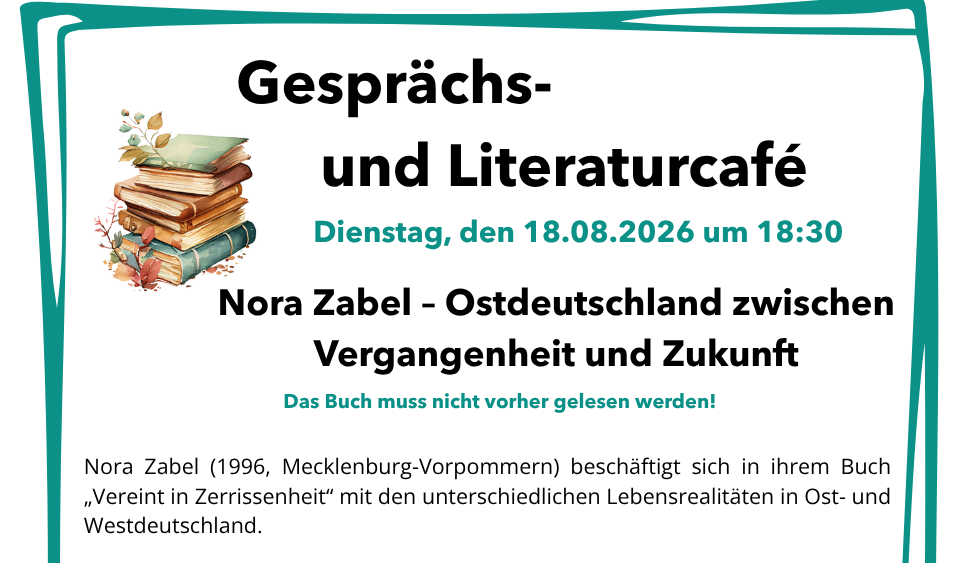 Dienstag Diskussions- und Literaturcafe