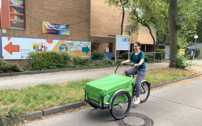 Unser Lastenrad „Marie-Li“ ist bereit zum Rollen!🚲